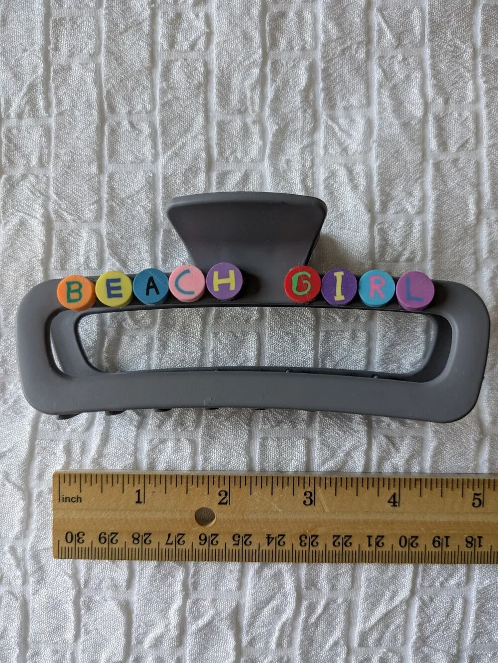 Beach Girl Hair Clip Claw Style Handcrafted | NWT